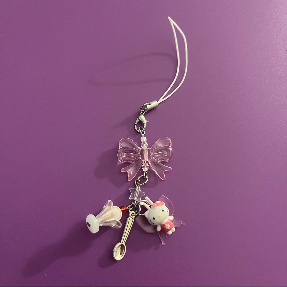 Hello Kitty Phone Strap Ice Cream Fairy